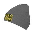 ZICANCN Texture Camouflage Knit Beanie Hat Winter Cap Soft Warm Classic Hats for Men Women Deep Heather