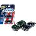 2.75 x 2 in. 1-64 Scale 1967 Chevrolet Camaro 1972 Chevrolet Vega Stinger Wagon YENKO Cars Diecast Model Car Metallic Dark Green & Metallic Royal Plum - Set of 2