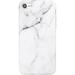 iPhone 8 Case iPhone 7 Case iPhone SE Case White Grey Marble Pattern Design Slim Fit Clear Bumper Soft TPU Full-Body Protective Cover Case for iPhone SE 2022 / SE 2020 / 8 / 7 4.7 (White Marble)