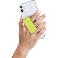 HANDL New York Yellow Glitter HANDLstick Silver Glitter Grip and Stand for Smartphone