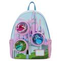 Loungefly Sleeping Beauty Stained Glass Castle Mini Backpack