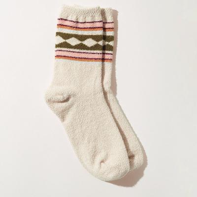 Lucky Brand Fair Isle Fuzzy Sock