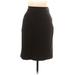 Essentials by ABS Casual Skirt: Black Solid Bottoms - Women's Size 12