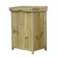 Zest Keep Safe Parcel Store – Secure Outdoor Parcel Box – Secure Internet Delivery Drop Box – Solid Pressure-Treated PEFC-Certified Wood – 0.58 m (W) x 0.44 m (D) x 0.84 m (H)