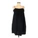 H&M Casual Dress - Mini Square Sleeveless: Black Print Dresses - Women's Size Medium
