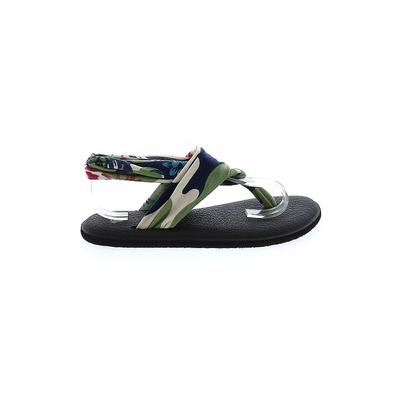 Sanuk Sandals: Green Shoes - Women's Size 7 - Open Toe