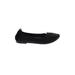 Bernie Mev Flats: Slip On Chunky Heel Casual Black Print Shoes - Women's Size 40 - Almond Toe