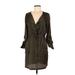 Vero Moda Casual Dress - Shirtdress: Green Dresses - Women's Size Medium