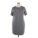 Old Navy Casual Dress - Shift: Gray Marled Dresses - Women's Size X-Large