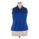 Adidas Active Tank Top: Blue Color Block Activewear - Women's Size 2X