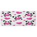 Pink 0.1" x 47" L X 19" W Kitchen Mat - East Urban Home Love Kitchen Mat 0.1 x 19.0 x 47.0 in/white, Polyester | 0.1" H X 47" L X 19" W | Wayfair