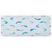 Blue 0.1 x 19 x 47 in Kitchen Mat - East Urban Home Sea Animals Kitchen Mat, Polyester | 0.1 H x 19 W x 47 D in | Wayfair