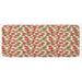 Red 0.1" x 47" L X 19" W Kitchen Mat - East Urban Home Fruit Kitchen Mat 0.1 x 19.0 x 47.0 in/white, Polyester | 0.1" H X 47" L X 19" W | Wayfair