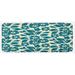 Blue 0.1" x 47" L X 19" W Kitchen Mat - East Urban Home Flower Petals Blossoms Shabby Form Fragrance Florets Nature Spring Tropical Design Teal Cream Kitchen Mat 0.1 x 19.0 x 47.0 D | Wayfair