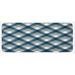 Blue 0.1 x 19 x 47 in Kitchen Mat - East Urban Home Abstract Checkered Tartan Geometric Classic Squares w/ Scottish Effects Dimgrey White Dark Kitchen Mat, | Wayfair