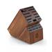 Cook N Home Knife Storage Block Without Knifes Bamboo | 9.2 H x 10.2 D in | Wayfair 02660