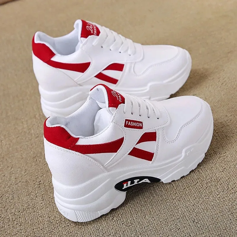 Scarpe da ginnastica da donna con plateau interno Scarpe da donna Scarpe da donna Calzature casual da donna Scarpe da ginnastica robuste Scarpe da donna Scarpe sportive da tennis