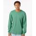 SoftShirts 220 Classic Long Sleeve T-Shirt in Pine size Small | Cotton/Canvas Blend