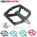 RACEWORK Bicycle Pedals Ultralight Seal Bearing 9/16 BMX MTB Mountain Road Bike Nylon Pedal Flat