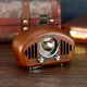 Classic vintage retro Wood FM AM SD MP3 Bluetooth Rechargeable Radio with Speaker Supports AUX