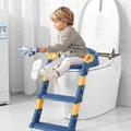 Stair Style Children's Toilet Adjustable Baby Toilet Folding Rack Step Stool Child Step Toilet Seat