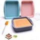 24CM Square Cake Pan Toast Pan Bread Pan Silicone Baking Pan Baking Forms For Pastry Accessories