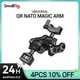 SmallRig friction articulating adjustable magic arm with Screw Ball head and NATO Clamp Ball head