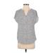 Banana Republic Factory Store Sleeveless Blouse: Gray Tops - Women's Size X-Small