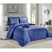 Home Essentials by Décor&More 8 Piece Embossed Stripe Bed in a Bag