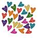 NUOLUX 100PCS Wooden Buttons DIY Green Colorful Curved Heart Random Mixed Wood Buttons Craft Scrapbooking Sewing Clothing Accessories (Mixing Color)