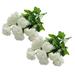 2PC Artificial Chrysanthemum Bouquet Plastic Flower Chrysanthemum Sacrificial Flower Decoration Silk Flower Decoration Artificial Flowers Artificial Plants & Flowers Home Decor