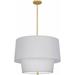 Robert Abbey Lighting - Decker 3-Light Pendant 24 Inches Wide and 18.125 Inches