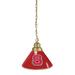 NCAA North Carolina State University Single Shade Pendant Light - Brass