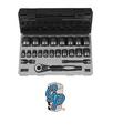 1/2in. Drive 12 Point 22 Pieces Fractional Duo Socket Set