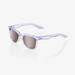 Hudson Sunglasses Polished Translucent Lavender & Hiper Silver Mirror Lens