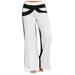 colorSplicing Fashion Women Casual Movement Wide Leisure Pants Leg Drawstring Yoga Pants Compression Yoga Pants Women High Waist Straight Leg