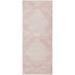 Rugs.com Kai Collection Rug â€“ 5 Ft Runner Pink Medium-Pile Rug Perfect For Living Rooms Kitchens Entryways