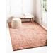 Rugs.com Jill Zarin Shaggy Chic Collection Rug â€“ 9 4 x 12 Grapefruit Pink Shag Rug Perfect For Living Rooms Large Dining Rooms Open Floorplans