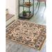 Rugs.com Medina Collection Rug â€“ 5 Ft Square Ivory Medium Rug Perfect For Living Rooms Kitchens Entryways