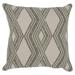 22 x 22 in. Grey Zippered Handmade Geometric Indoor & Outdoor Throw Pillows