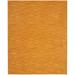 9 x 12 ft. Sunburst Non Skid Indoor & Outdoor Rectangle Area Rug - Orange - 25in. H x 108in. W x 144in. D