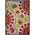 8 x 11 ft. Red & Multi Color Indoor & Outdoor Area Rug - 8 x 11 ft. - Red & Multi Color