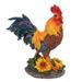 ZPSHYD Rooster Statue Outdoor Decoration Rooster Model Art Lawn Decoration Statue Sculpture Craft Decoration for Backyard Patio(Red Brown Small Rooster)