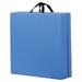 Tri-Fold Folding Exercise Mat with Carrying Handles Gymnatics and Home Gym Blue