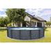 24 ft. x 52 in. Pool Affinity Round AG Pool Gray