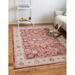 Rugs.com Noble Collection Rug â€“ 8 x 10 Red Medium Rug Perfect For Living Rooms Large Dining Rooms Open Floorplans