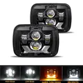 2pcs180W DOT Helle Anti-glare H6054 5x7 7x6 Led Scheinwerfer DRL Blinker Hallo/abblendlicht Für Jeep