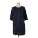 DressBarn Casual Dress - Shift: Blue Dresses - Women's Size 14