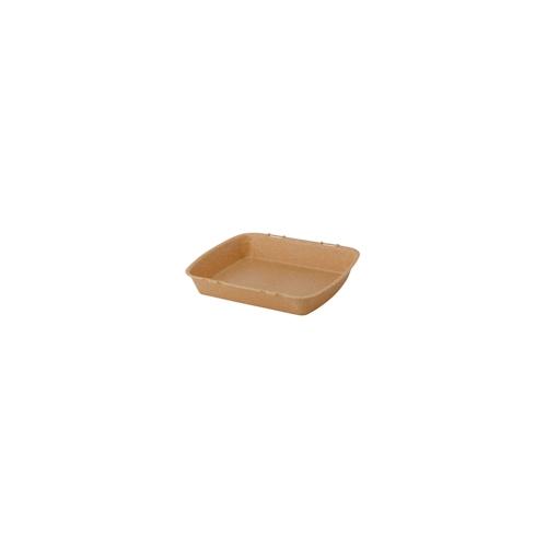 greenbox – Mehrweg-Menü-Behälter Häppy-Box 24,5 x 20 x 4,5 cm, HP4, Karamell / braun, 60 St.