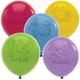 Dinosaur Party Balloons (Pack of 10) Party Decorations 5 assorted colours - Green, Purple, Yellow, Blue & Red